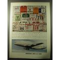1960 Boeing 707 Jetliner Ad - You've got the world on a string!