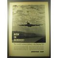 1960 Boeing 720 Jetliner Ad - Now in Service! The world's newest jetliner