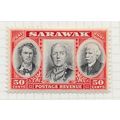SARAWAK 1946 100 YEARS ISSUE CENTENARY 50c MINT...