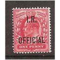 edward i.r. official sgo21 mh cv£17