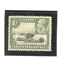 KUT Kenya Uganda Tanganyika KGV 1935 1/- Black ...