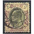 Transvaal 1902 SG254 5/- Black & Purple/Yellow ...