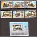 LIBERIA 1973 STEAM LOCOMOTIVES SET OF 6 & MINIS...