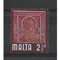 Malta.SG334 2 1/2d Saracenic Era.Mounted Mint.S...