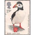 GB, BIRDS, Puffin, white 1989, 19p