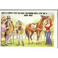 BAMFORTH COMIC "Lovely Filly" Postcard (No.611)
