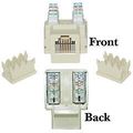 Pack of 2] Keystone Insert, Beige, Phone/Data J...