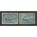 Canada 1942-43 6ct & 7ct Blue Air training camp...