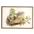 THATCHING unused postcard Country Crafts J.Arth...