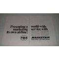 1969 TWA Airline Ad - World-Wide Marketing Service