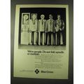 1973 Blue Cross Insurance Ad - Do Not Fold, Mutilate
