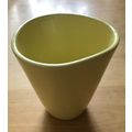 Primrose Yellow Glazed Ceramic Orchid Pot with ...