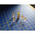 Wine Bottle & 4 Glasses 1:12th scale miniature