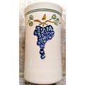 Ceramic Italian Style Hand Painted Grape Design...