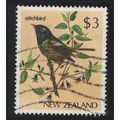 New Zealand Stitchbird Bird $3 1985 Canc SG#1294