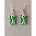 Kawaii Dinosaur Drop Earrings
