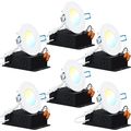 Sunco 6 Pack 3 Inch Ultra Thin LED Recessed Cei...