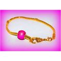 Lobster Clasp Gold Plated Bracelet Bangle Wrist...