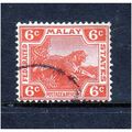 MALAYSIA 1926 SG 64 SCARLET FINE USED