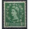 1959 SG601 1 1/2d Green Phosphor Graphite Mount...