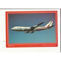 Aviation WARDAIR BOEING 747 Postcard by Photo P...