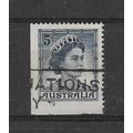 Australia.SG314 5d Queen Elizabeth II (Deep Blu...