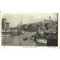 Yorkshire WHITBY Inner Harbour Postcard (Chadwi...