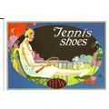 Advertising FHW TENNIS SHOES Postcard (Robert O...
