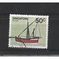 Singapore.SG371 50c Caravel.Fine Used.Jun25