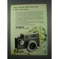 1961 Argus Autronic 35 Camera Ad