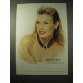 1998 Mikimoto Pearls Jewelry Ad - The Expression