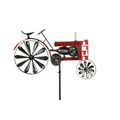 Windrad TRAKTOR TRECKER rot Gartenstecker Dekor...