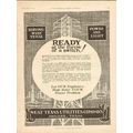WEST TEXAS UTILITIES COMPANY 1928 Ready electri...