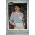 1990 Patons 4323 sweater, DK, 30-40 inch, 76-10...