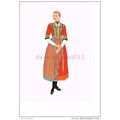 Brittany, Woman from Region of Elliant, Costume...