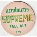 UNUSED KEG CLIP FRONT - NEWBARNS BREWERY - SUPR...