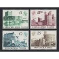 Great Britain Castles 4v Recess Harrison FV £9....