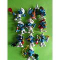 Job lot of 10 smurfs roman guard scottish bagpi...