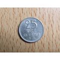 Sweden 1969 25 Ore Coin