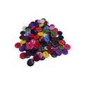 100PCS 12.5mm Mixed Buttons Many Colours Flatba...