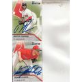 DUSTIN PEDROIA & CRAIG KIMBREL AUTO 2018 BOSTON...