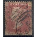 1858 SG43 1d Red Plate 203 Good/Fine Used Check...