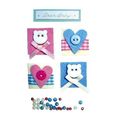 Herma 3D handmade Stickers Teddy Bear Pack of 5...
