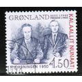 1998 Greenland Sc# 335 used: Politicians 4.50kr