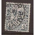 1940- Ireland, 4d slate-blue, Used Stamp SG 117...