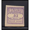 Used Revenue Meter Postage Due KA8679