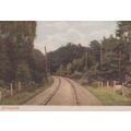 Bokebergsslatt Railway Train Track Skane County Swedish Antique Sweden Postcard