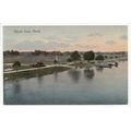 River Scene North Inch Perth Postcard