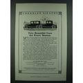 1919 Chandler Cars Ad - Two Beautiful Cars for ...