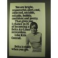 1970 Delta Airlines Ad - Bright, Resourceful, A...